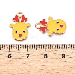 Noël alliage thème pendentifs émail&nbsp;ENAM-T020-10R