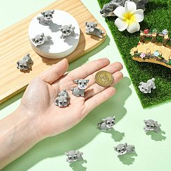 20 Stück 4 Stile Mini-Hundeornamente aus Harz&nbsp;RESI-CJ0004-85
