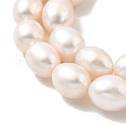 Brins de perles de culture d'eau douce naturelles&nbsp;PEAR-I007-01E-04A