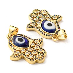 Pendentifs en laiton avec zircone cubique&nbsp;KK-K338-02G-04