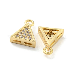 Micro Pave Bijoux de zircone cubique en laiton de placage en râtelier&nbsp;KK-C038-07G