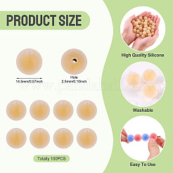 Perles de silicone&nbsp;SIL-TAC0013-16D