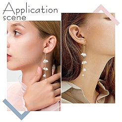 Orecchino ad anello in ottone&nbsp;EJEW-YW00004