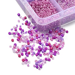 8500 Stück 10 Stil Glas Saatperlen&nbsp;SEED-YW0001-80E