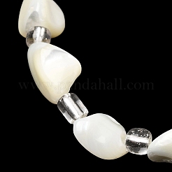 Natürliche Trochidschale / Trochusschalenperlenstränge&nbsp;BSHE-A002-04A