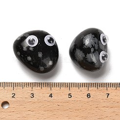 Natürliche Schneeflocke Obsidian Display Dekorationen&nbsp;G-H073-04C