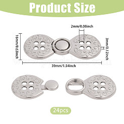 Zink-Legierung Schnappverschluss Spangen&nbsp;LS-FIND-WH0149-96P