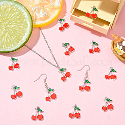 60pcs pendentifs en émail en alliage&nbsp;FIND-SC0017-33P