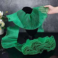Ruban en organza plissé en polyester&nbsp;OCOR-WH0104-14
