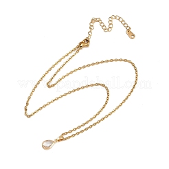 Collane con catena in acciaio inossidabile 304&nbsp;NJEW-JN05420