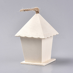 Nichoir en bois inachevé&nbsp;HJEW-WH0006-14
