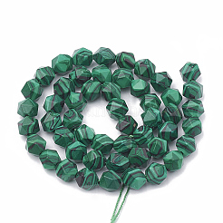 Chapelets de perles en malachite synthétique&nbsp;X-G-S332-6mm-002