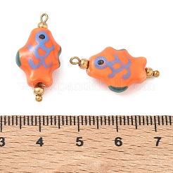 Handgemachte Porzellan-Anhänger&nbsp;STAS-Q119-31G-03