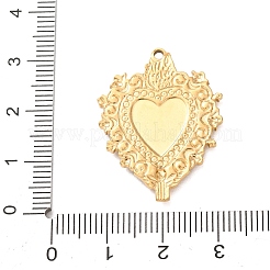 Pendentifs en acier inoxydable 304 et émail noir&nbsp;STAS-G399-01G