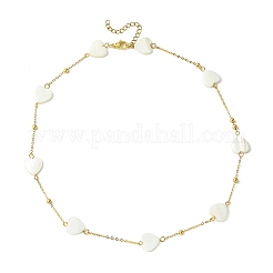 Ensemble de colliers à maillons perlés en coquillage naturel&nbsp;NJEW-TA00120