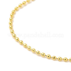 Messingkugelkettenhalsketten&nbsp;LS-NJEW-B119-06G