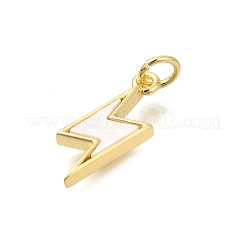 Colgante micropavé cubic zirconia de latón&nbsp;KK-R002-03G