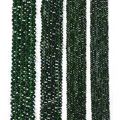 Chapelets de perles en verre électroplaqué&nbsp;LS-EGLA-A044-T6mm-A24