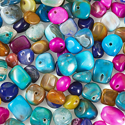 100 Stück 5 Farben natürliche Achatperlen&nbsp;G-TA0002-51