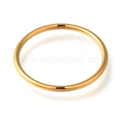 Placcatura ionica (ip) 304 acciaio inossidabile micro pavé anelli per dita con zirconi cubici trasparenti&nbsp;RJEW-B066-11G