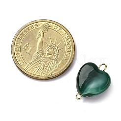 Ciondolo connettore a forma di cuore in stile pietra preziosa imitazione acrilica&nbsp;PALLOY-JF03510-02