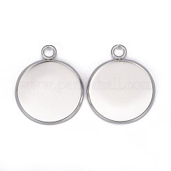 Cabochon pendenti in acciaio inossidabile 304&nbsp;X-STAS-F191-14S-G
