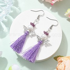 Pendientes colgantes de ángel de acero inoxidable 304&nbsp;EJEW-MZ00410