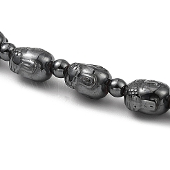 Braccialetti sintetici con perline di ematite non magnetica&nbsp;BJEW-E084-05