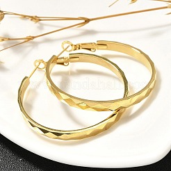Creolen aus 304er Edelstahl für Damen&nbsp;EJEW-C096-43G-01