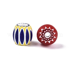 Handgefertigte Millefiori-Glas-Unterlegscheibe-Perlen&nbsp;LA-N002-14A