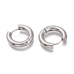 Orecchini a cerchio huggie in acciaio inossidabile 201 anti-ossidazione&nbsp;EJEW-O095-05-26
