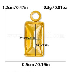 Pendentifs cabochons en acier inoxydable 304&nbsp;PW-WG002AB-12