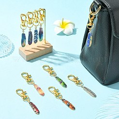 10pcs décorations de pendentif en alliage d'émail&nbsp;HJEW-CJ00086