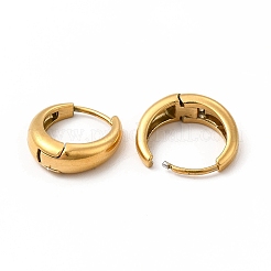 Orecchini a cerchio in acciaio inossidabile 316 per donna&nbsp;EJEW-C004-15G