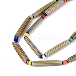 Perles en verre filé millefiori faites à la main&nbsp;LA-N047-01E