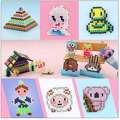 Abc Kunststoff pegboards für DIY Sicherung Perlen verwendet&nbsp;DIY-PH0019-93