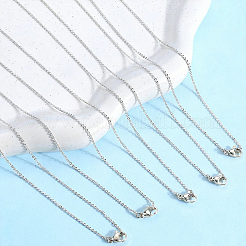 10 collar de cadena cruzada/rolo de latón de 1.4 mm&nbsp;MAK-BBC0001-31P