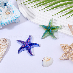 2 Stück 2-farbige&nbsp;DJEW-FH0001-59