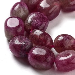 Chapelets de perles en jade de malaisie naturelle&nbsp;G-P528-N02-01
