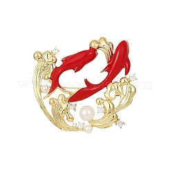 Fisch-Emaille-Pin&nbsp;PW-WG06DD7-01