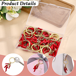 20 pendentif en alliage émaillé piment fort&nbsp;KEYC-SC00060
