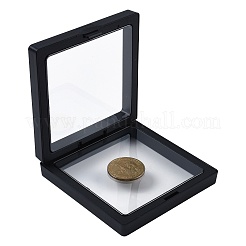 5 Stück quadratische transparente Schmuck-Displaybox aus PE-Dünnschicht-Aufhängung&nbsp;CON-FS0001-19C