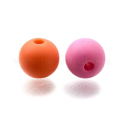 Abalorios de acrílico opaco helado&nbsp;OACR-S071-03B