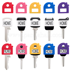 1 ensemble de porte-clés en silicone&nbsp;AJEW-SP0004-21