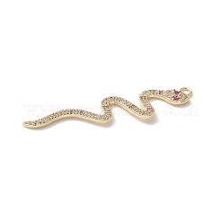 Crémaillère en laiton avec pendentifs en zircone cubique&nbsp;KK-S504-01G