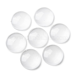 Transparente Glas Cabochons&nbsp;GGLA-R026-14mm