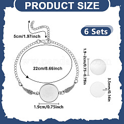 DIY-Kits zur Herstellung von Panzerkettenarmbändern aus Edelstahl 304&nbsp;BJEW-DR00014