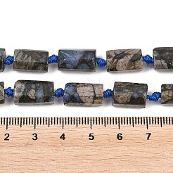 Natürliche Glaukophanperlenstränge&nbsp;G-A314-A08-01