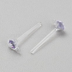 Découverte de boucles d'oreilles en résine&nbsp;RESI-WH20001-08B