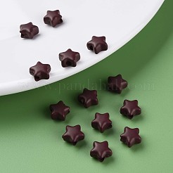 Sprühen gemalte Acrylperlen-Spitzlackiert&nbsp;MACR-S373-45-O02